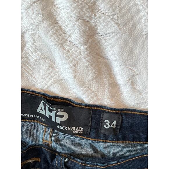 Another Hype Piece Back In Black Jeans Mens 34x32 - Picture 5 of 6